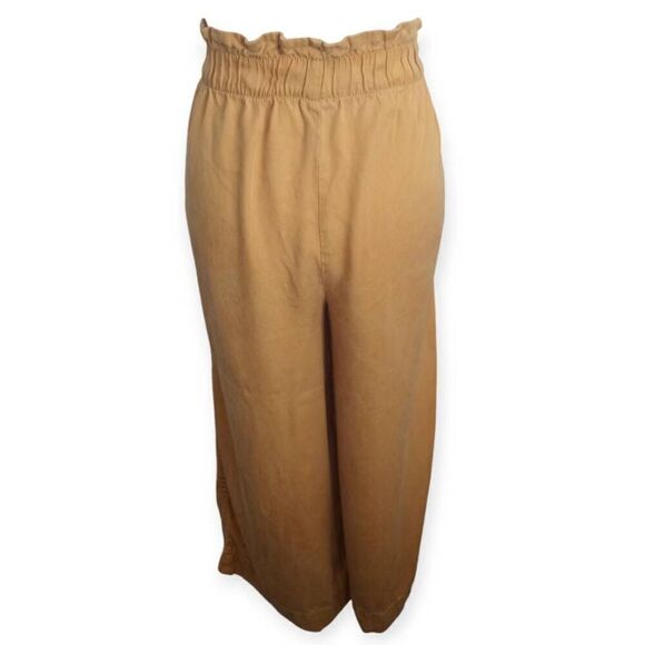 TIME & TRU MUSTARD PALAZZO CROP PANTS SZ.M EUC - Picture 4 of 7